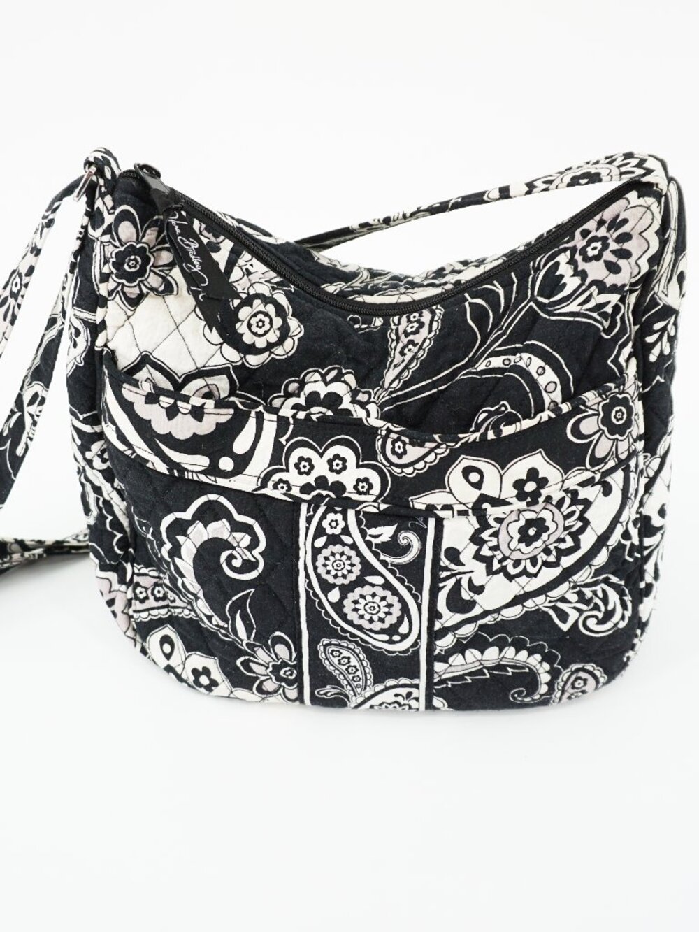 Vera Bradley "On the Go" Crossbody Bag Midnight Paisley Pattern